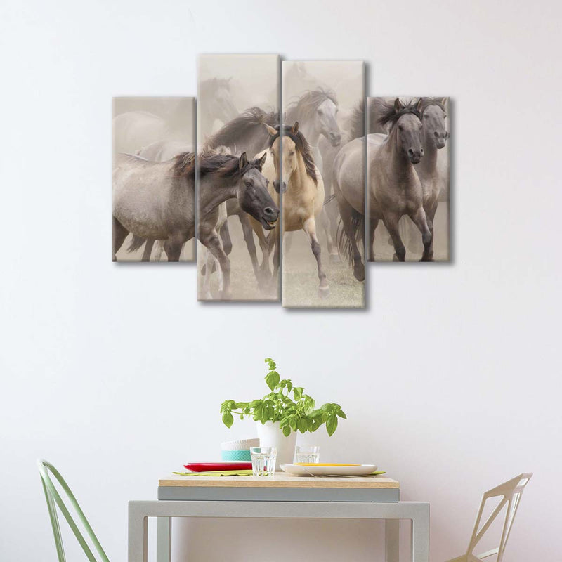 Wild Horse Stampede Wall Art