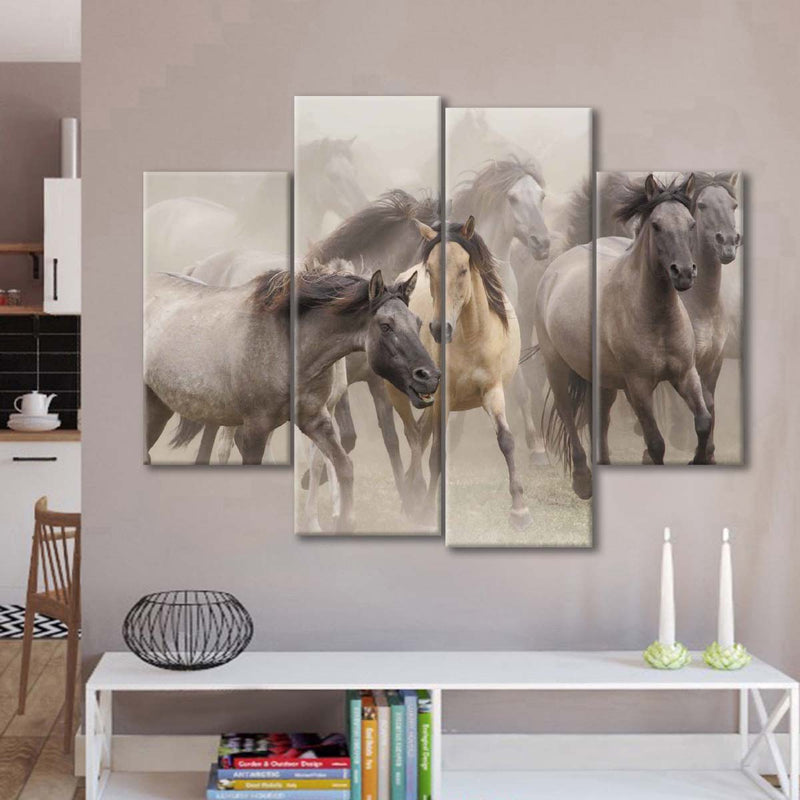 Wild Horse Stampede Wall Art