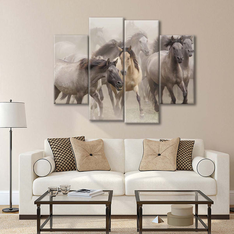 Wild Horse Stampede Wall Art