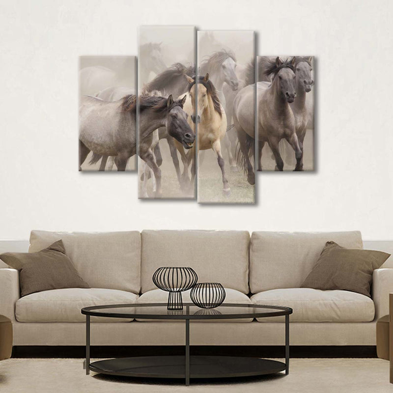 Wild Horse Stampede Wall Art