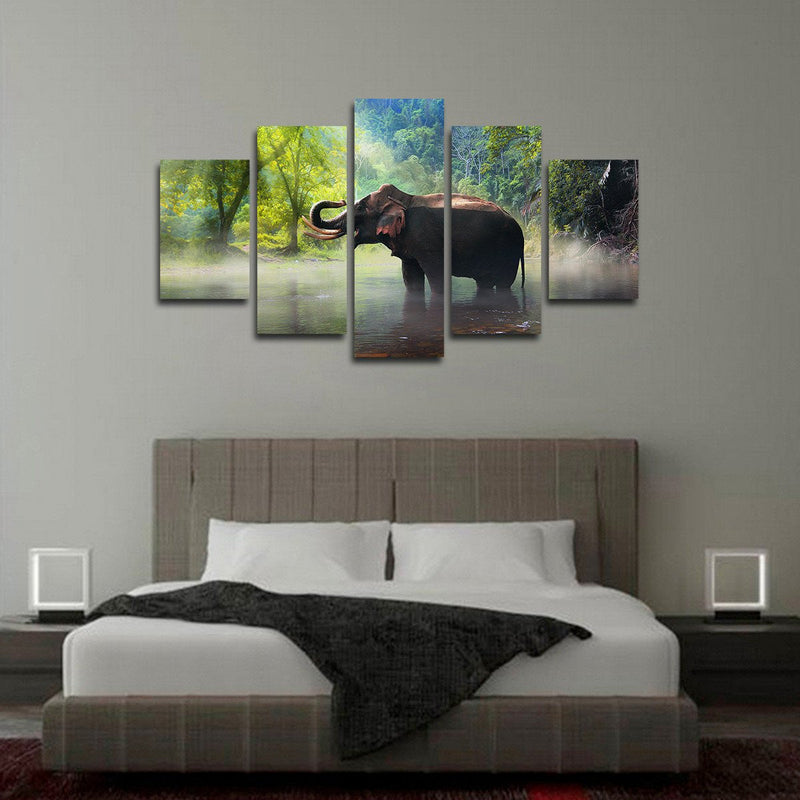 Wild Elephant Wall Art