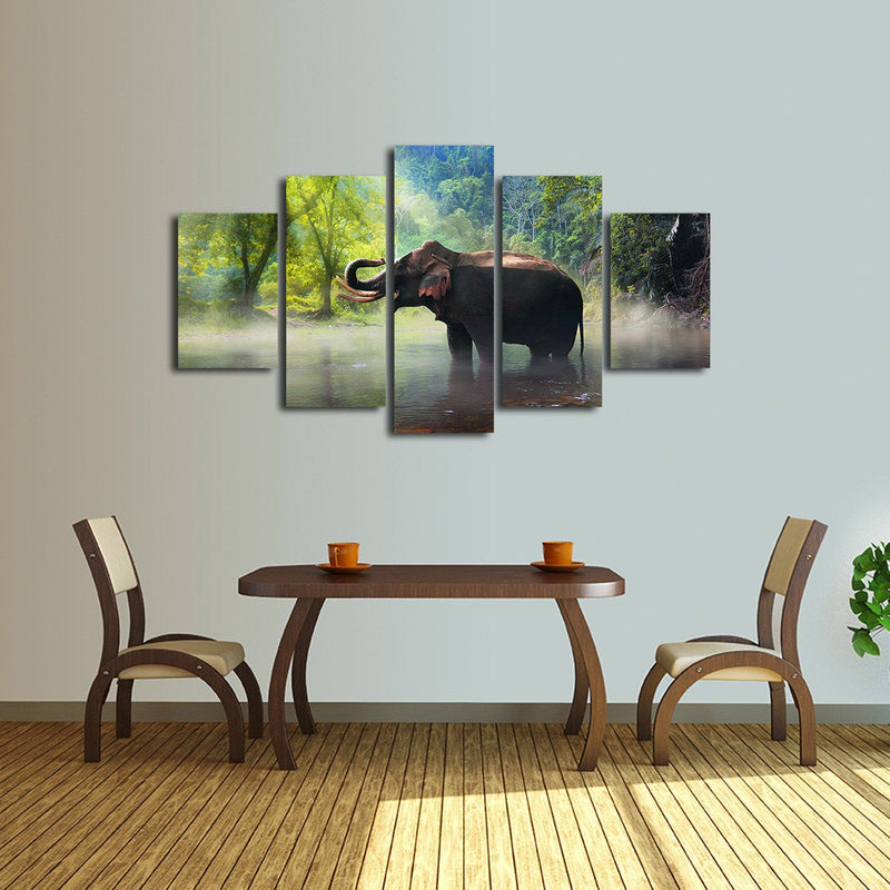 Wild Elephant Wall Art