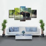 Wild Elephant Wall Art