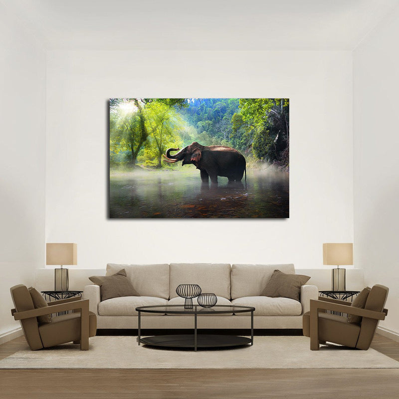 Wild Elephant Wall Art