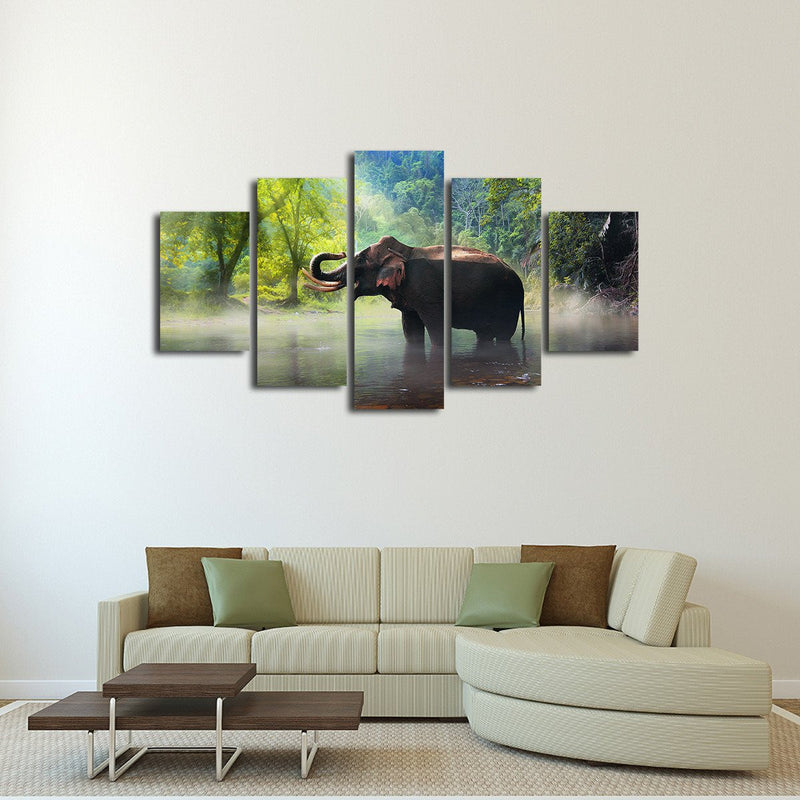 Wild Elephant Wall Art