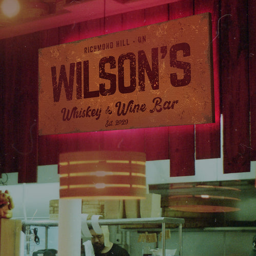 Whiskey And Wine Bar Sign II