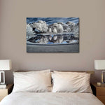 Winter Nightscape Wall Art
