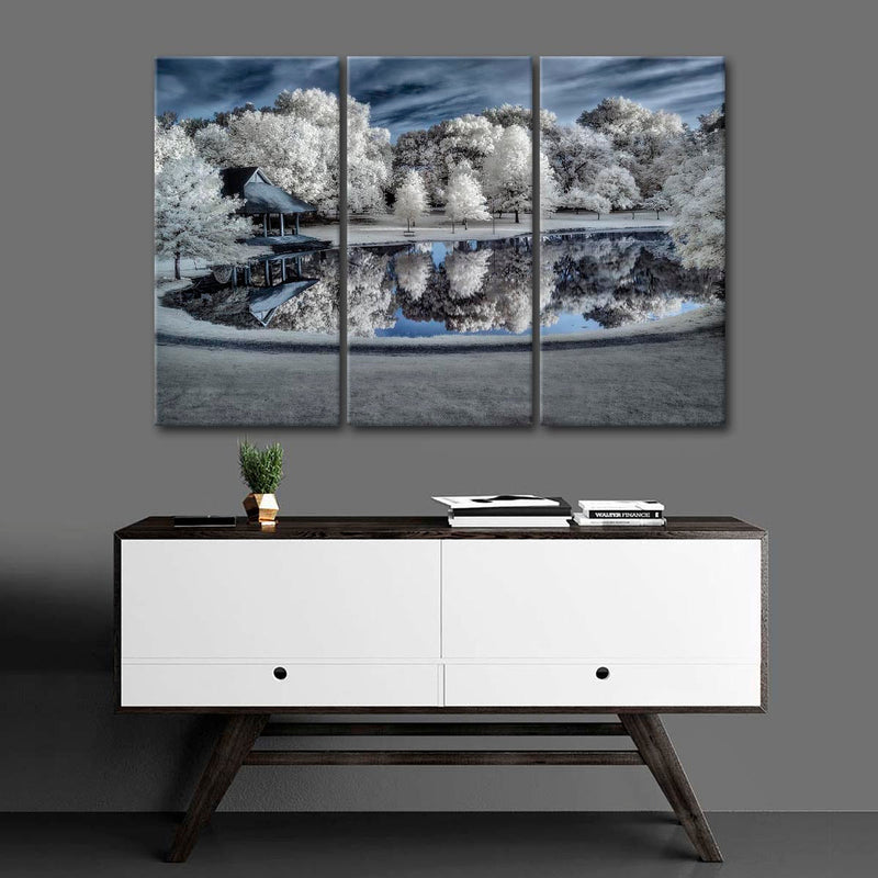 Winter Nightscape Wall Art