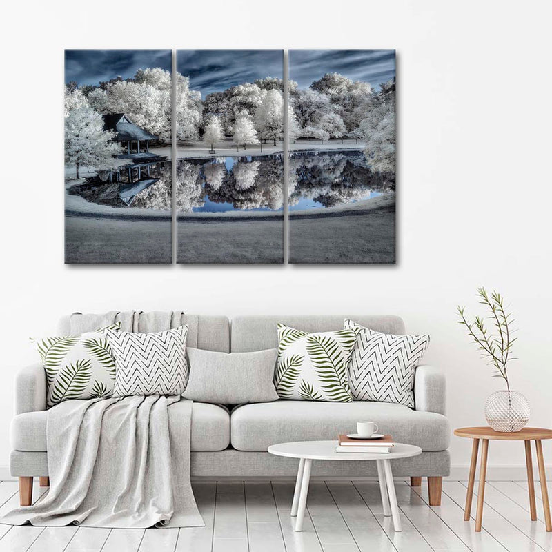 Winter Nightscape Wall Art