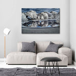 Winter Nightscape Wall Art