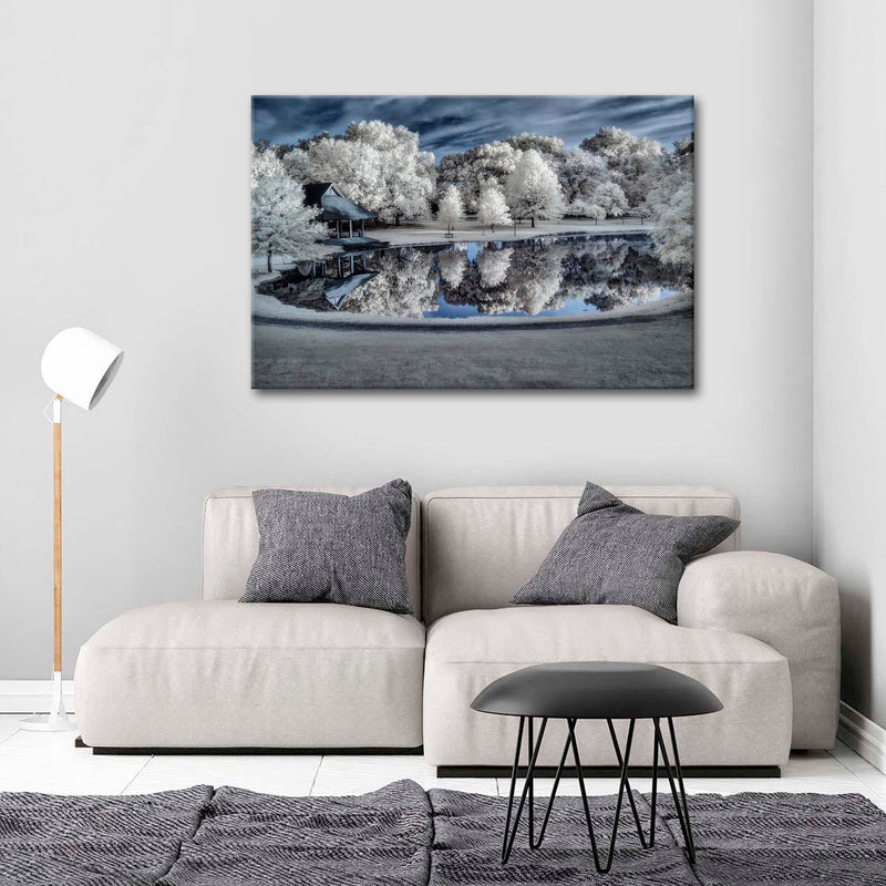 Winter Nightscape Wall Art