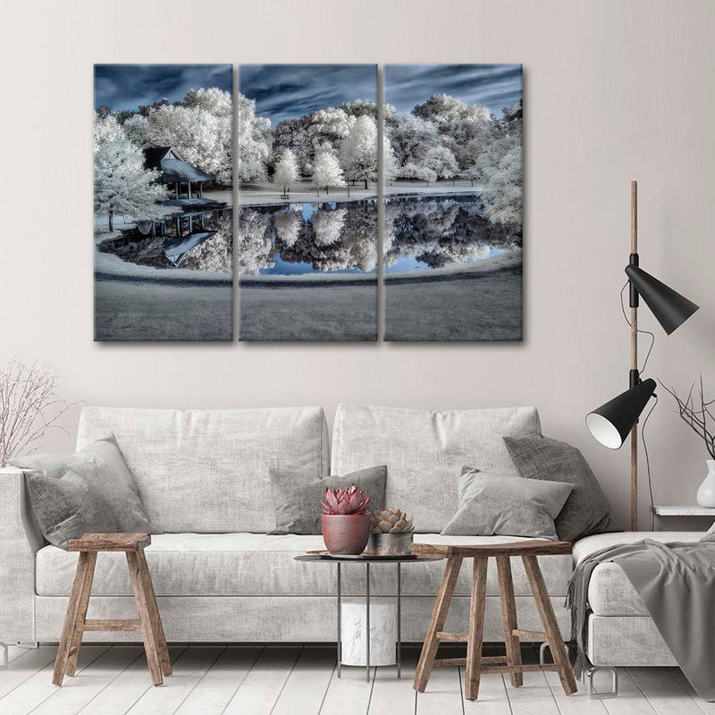 Winter Nightscape Wall Art