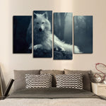 Simple Wolf Wall Art