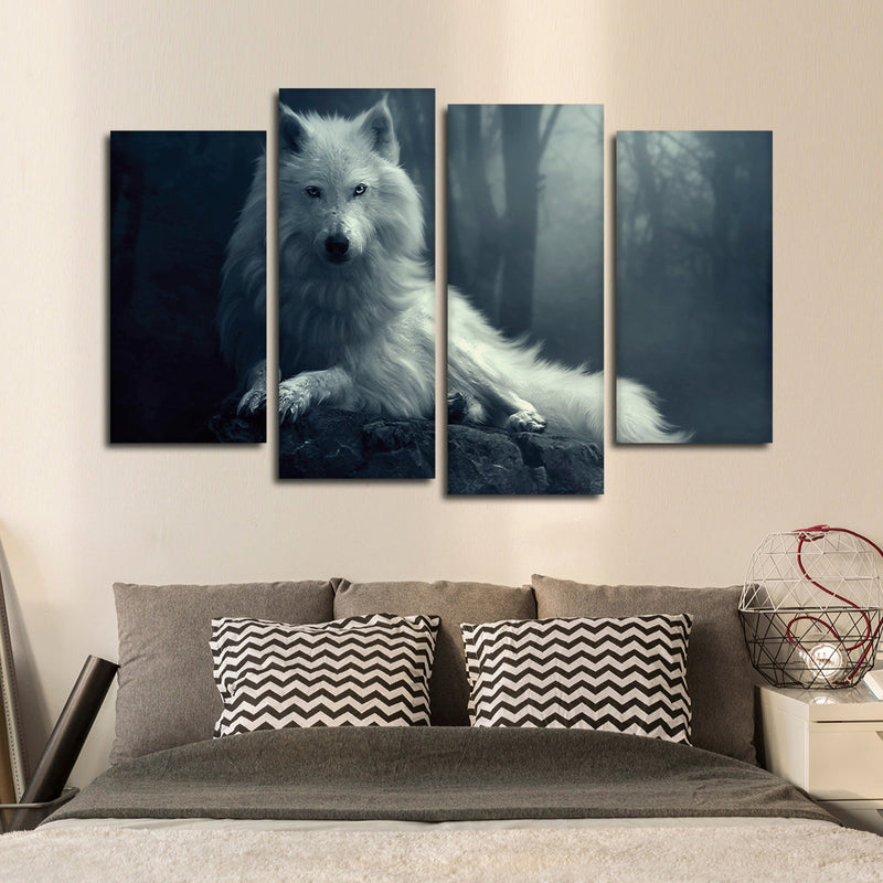 Simple Wolf Wall Art