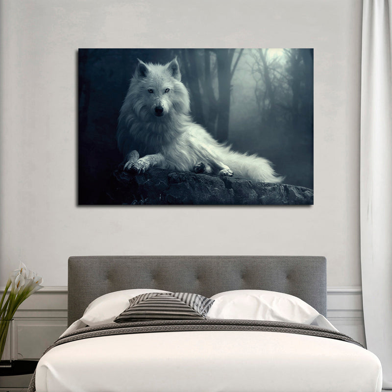 Simple Wolf Wall Art