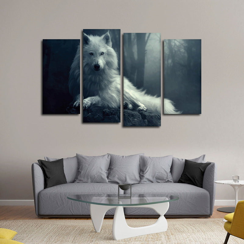 Simple Wolf Wall Art