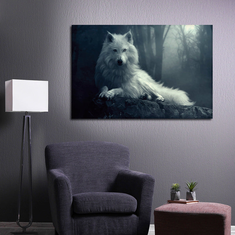 Simple Wolf Wall Art