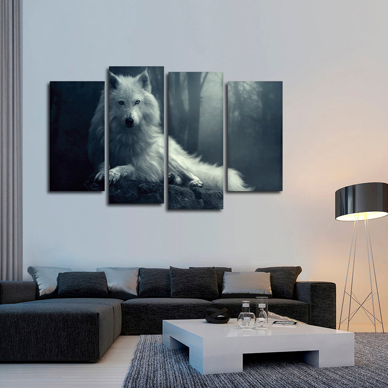 Simple Wolf Wall Art