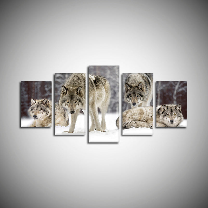 Wolf Pack Wall Art