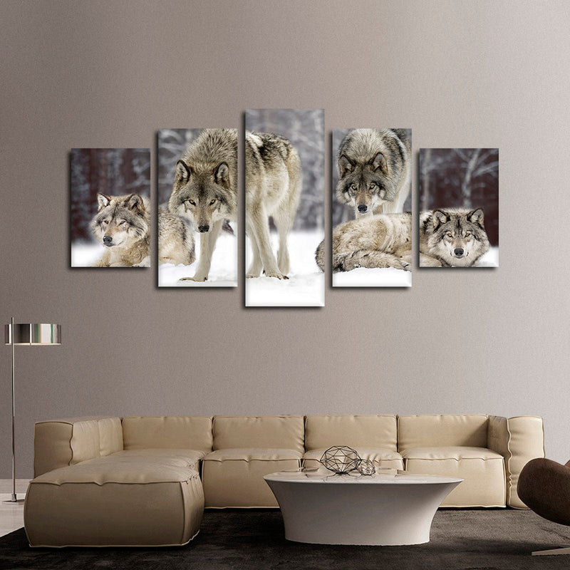 Wolf Pack Wall Art