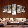 Wolf Pack Wall Art