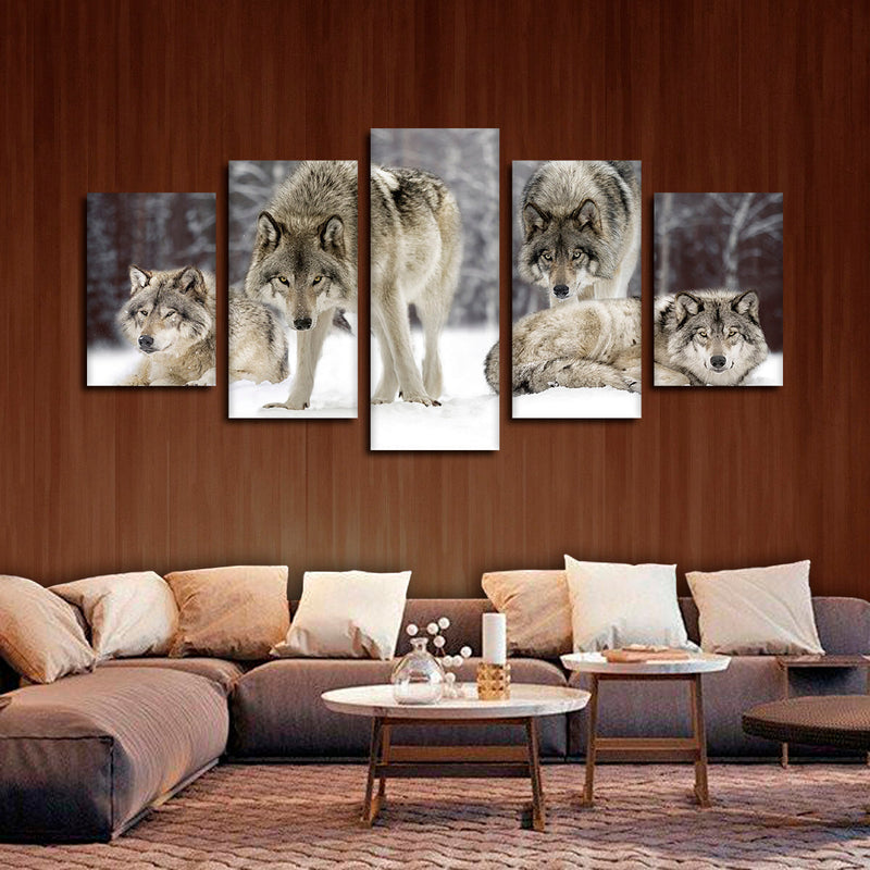 Wolf Pack Wall Art