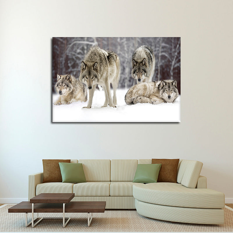 Wolf Pack Wall Art