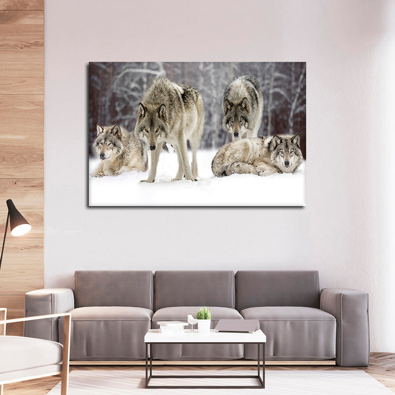 Wolf Pack Wall Art