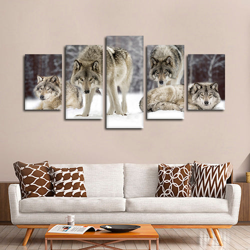 Wolf Pack Wall Art
