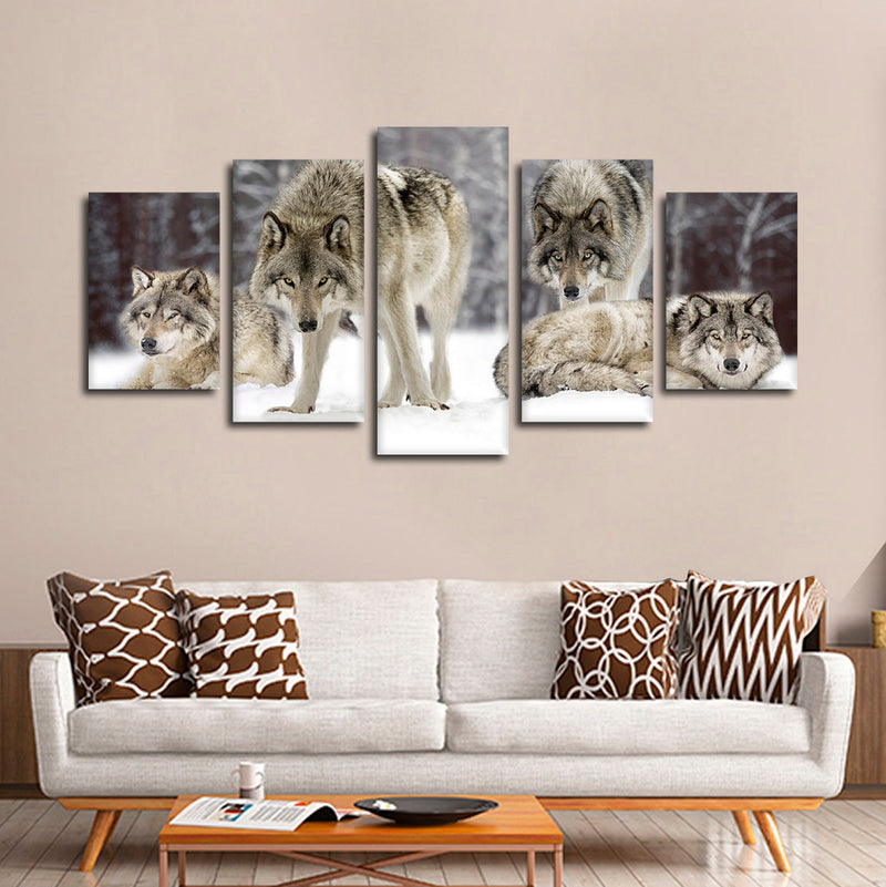 Wolf Pack Wall Art
