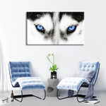 Husky's Eyes Wall Art