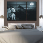 Moon Wolf Wall Art