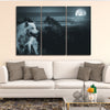 Moon Wolf Wall Art