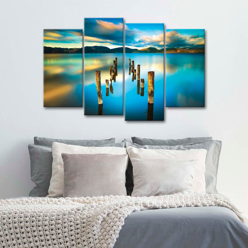Massaciuccoli Lake Sunset Wall Art