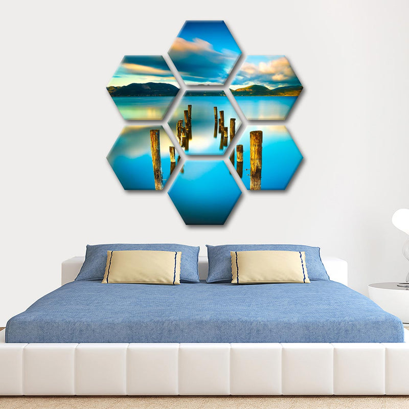 Massaciuccoli Lake Sunset Wall Art