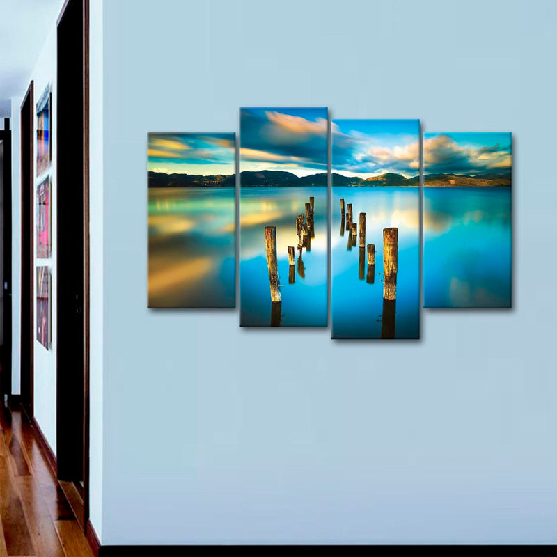 Massaciuccoli Lake Sunset Wall Art