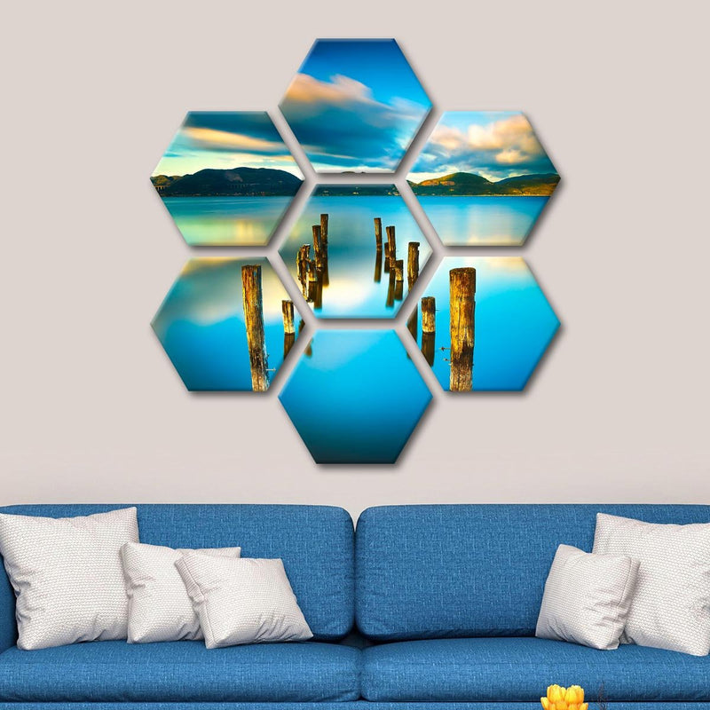 Massaciuccoli Lake Sunset Wall Art