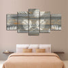 Wooden Palm Leaves Wall Art