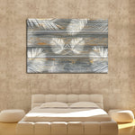 Wooden Palm Leaves Wall Art