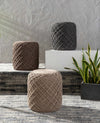 Moapa Charcoal Hard Nest Pouf