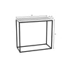 Teuva White End Table