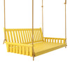 Keystone Amish Co. 6 Foot Franklin Porch Swing Bed, Canary Yellow Paint