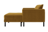 The Essential Loveseat Sectional in Recycled Velvet