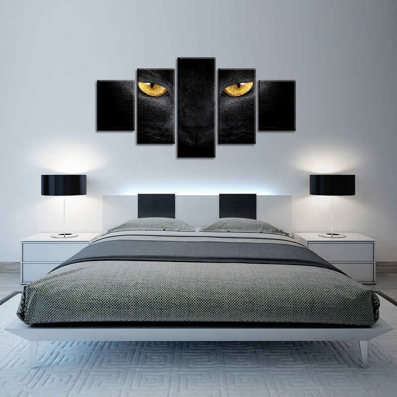 Yellow Eyed Cat Wall Art