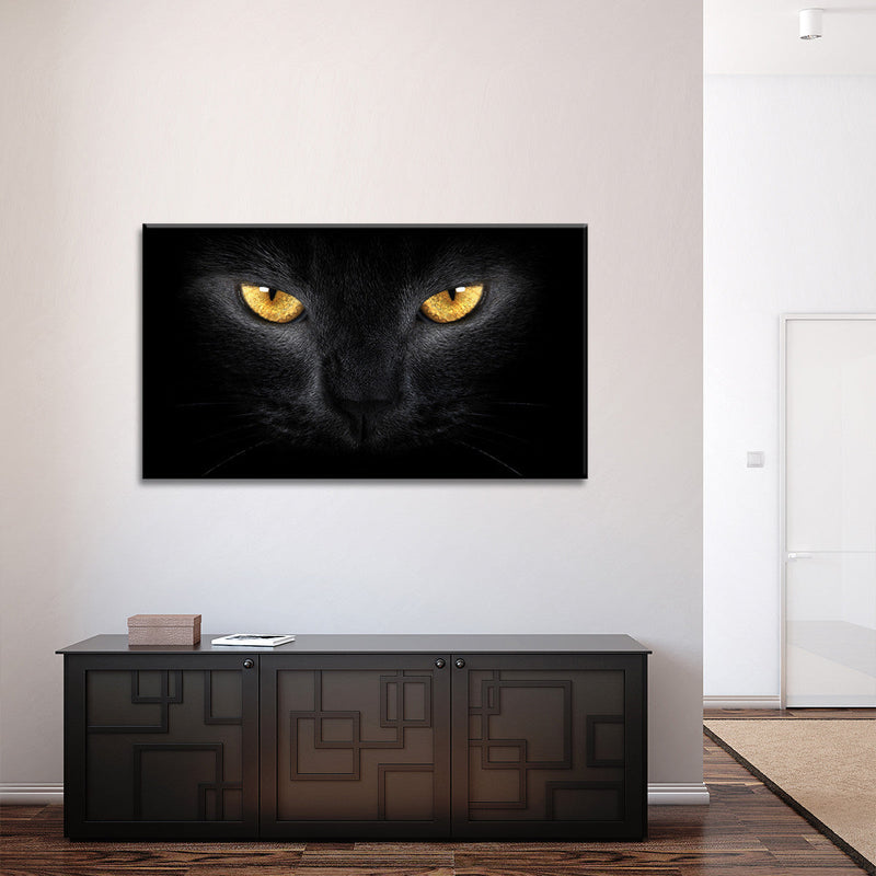 Yellow Eyed Cat Wall Art