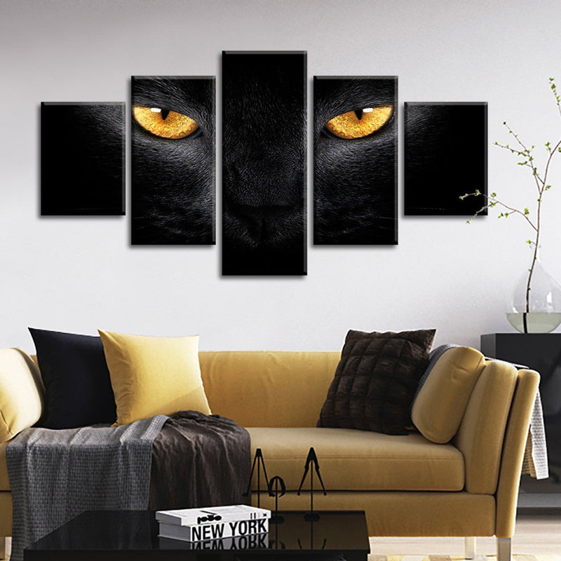 Yellow Eyed Cat Wall Art