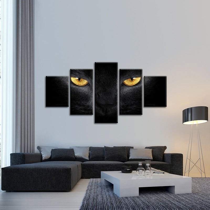 Yellow Eyed Cat Wall Art