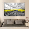 Pop Yellow Flower Field Wall Art