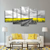 Pop Yellow Flower Field Wall Art