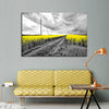 Pop Yellow Flower Field Wall Art
